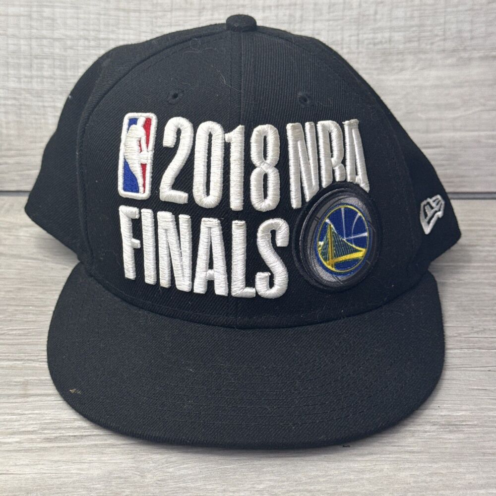 New Era 9Fifty Snapback 2018 NBA FINALS Golden State Warriors Logo Black Cap Hat
